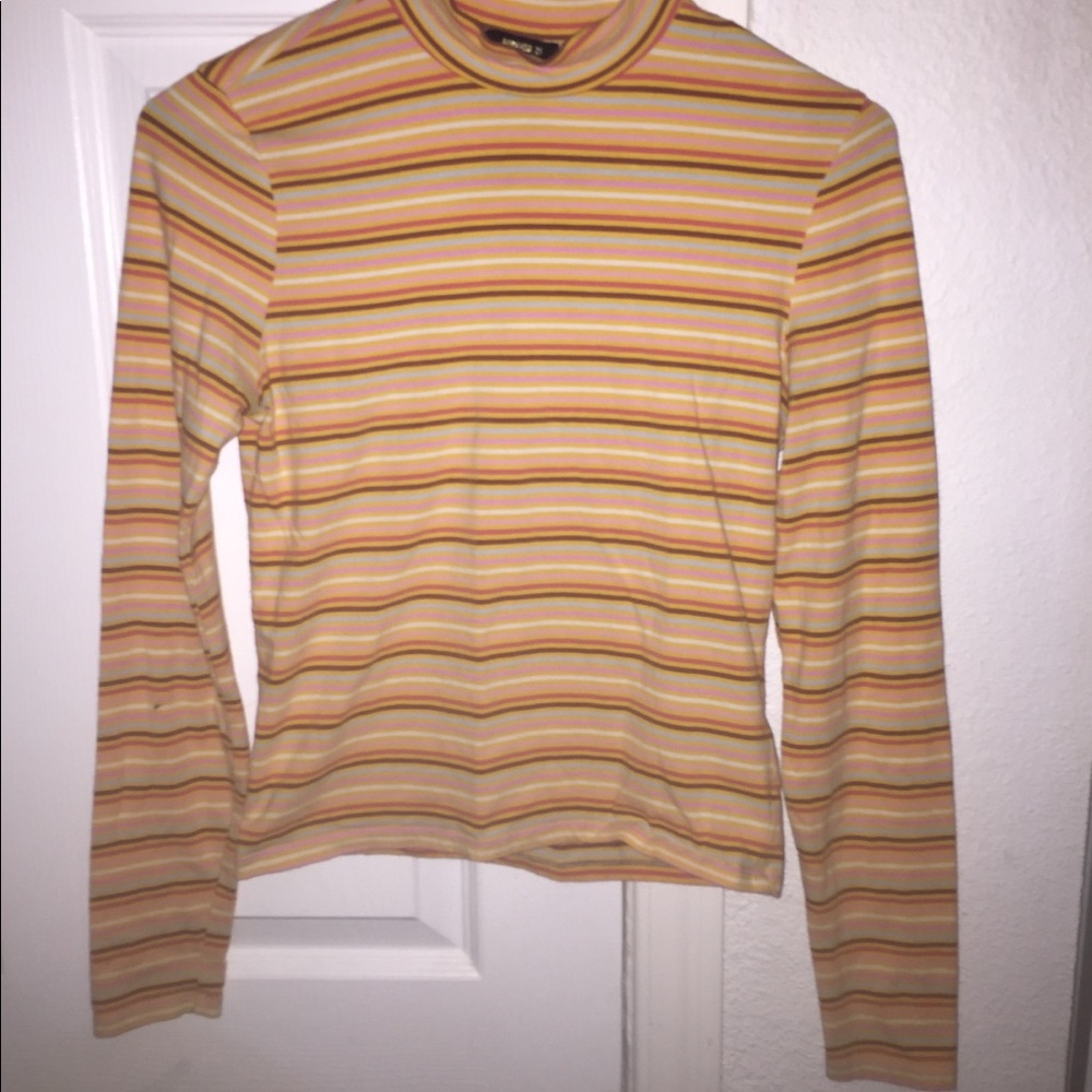 Forever 21 striped turtle neck